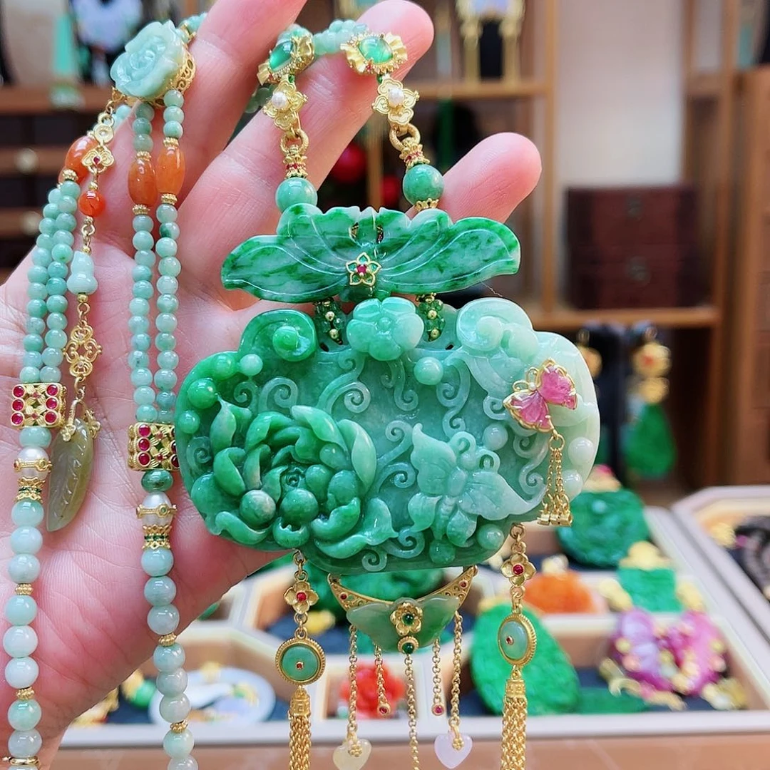 颈饰合金翡翠48小时鉴赏期