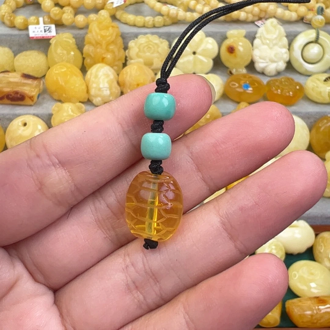 琥珀手链未镶嵌 蜜蜡