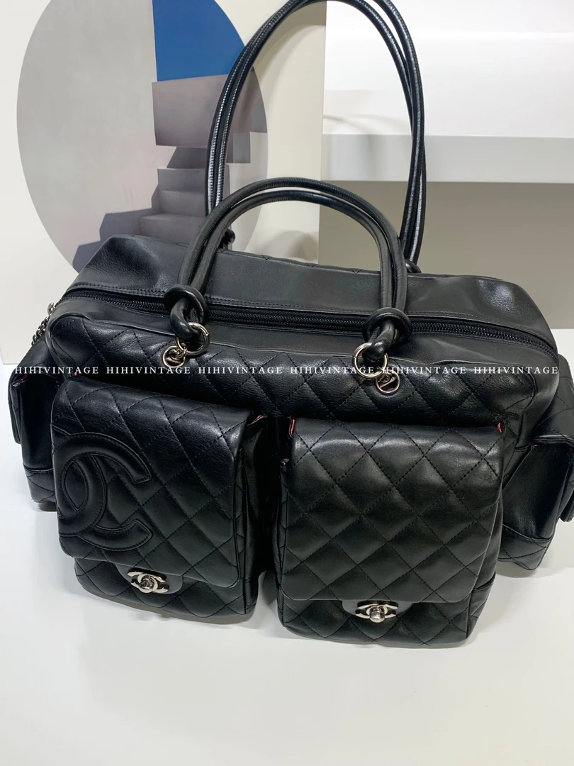 95新 Chanel/香奈儿 HIHI精选/Chanel 康鹏机车包牛皮9开11109459