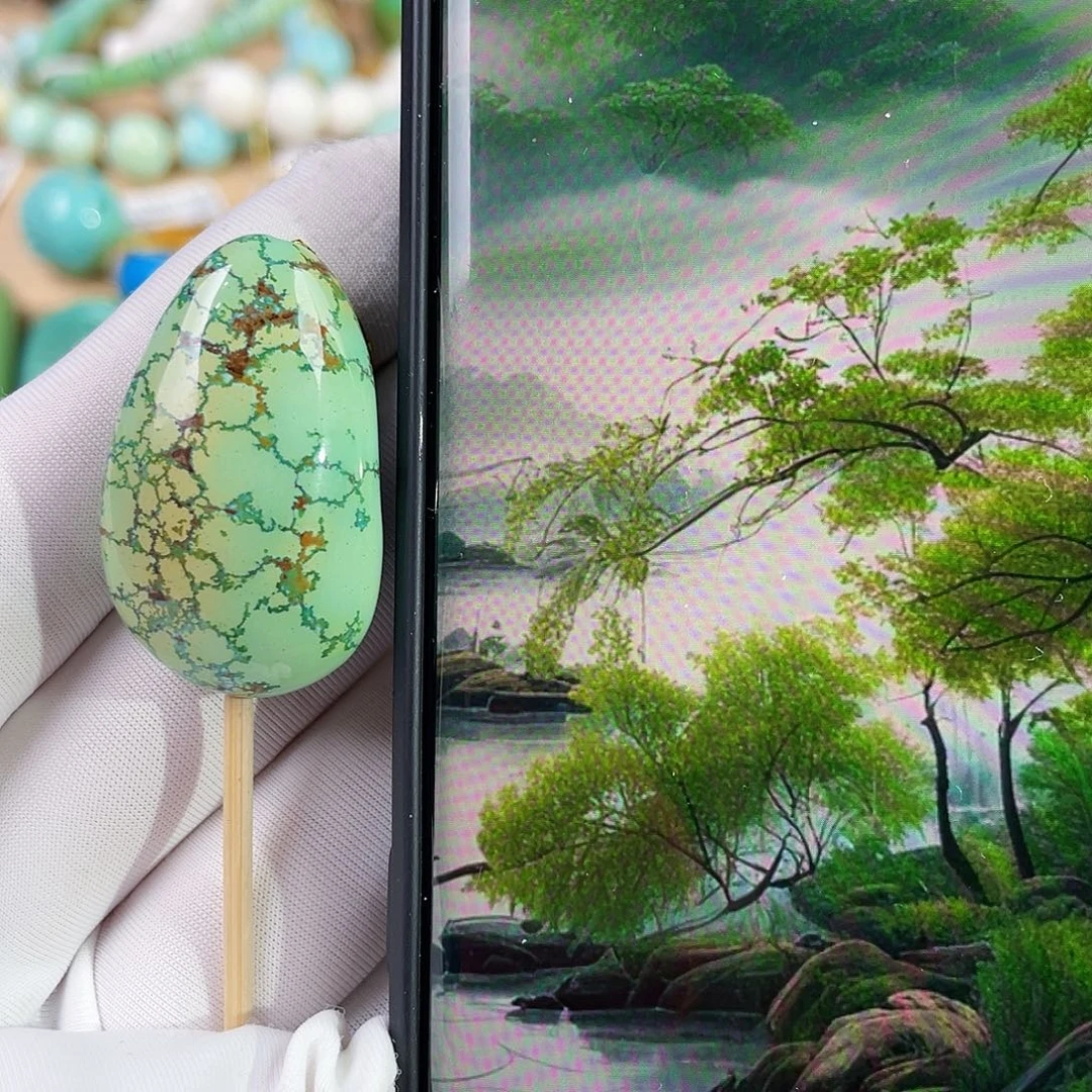 绿松石未镶嵌珠宝奇石