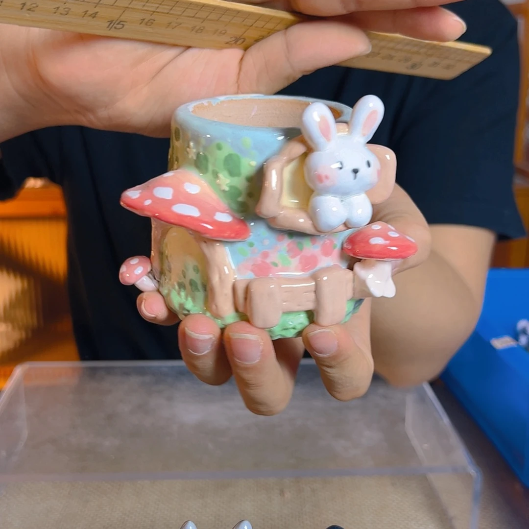 老梧家的手工多肉花盆