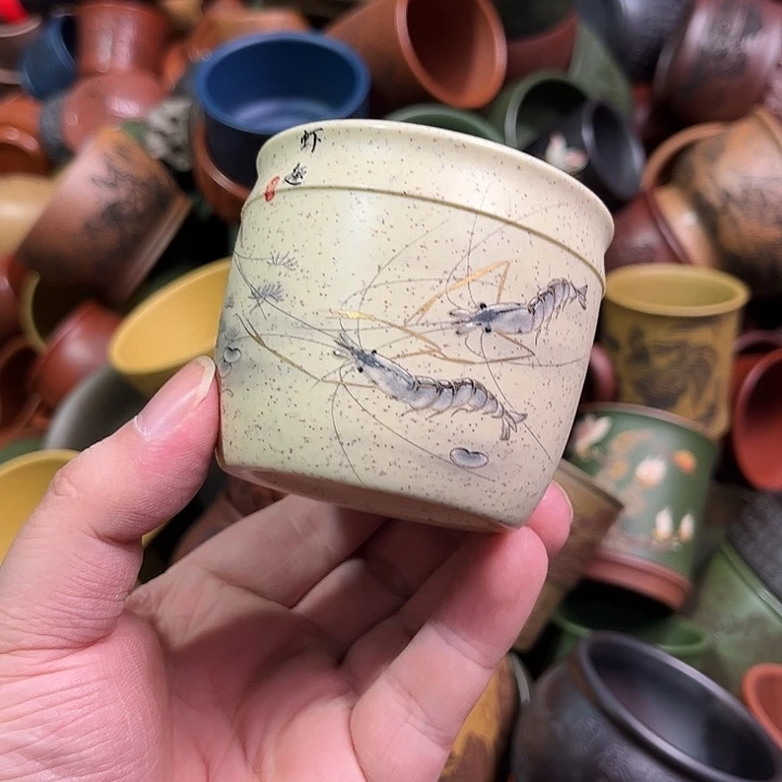 紫砂茶杯全手工紫砂主人杯