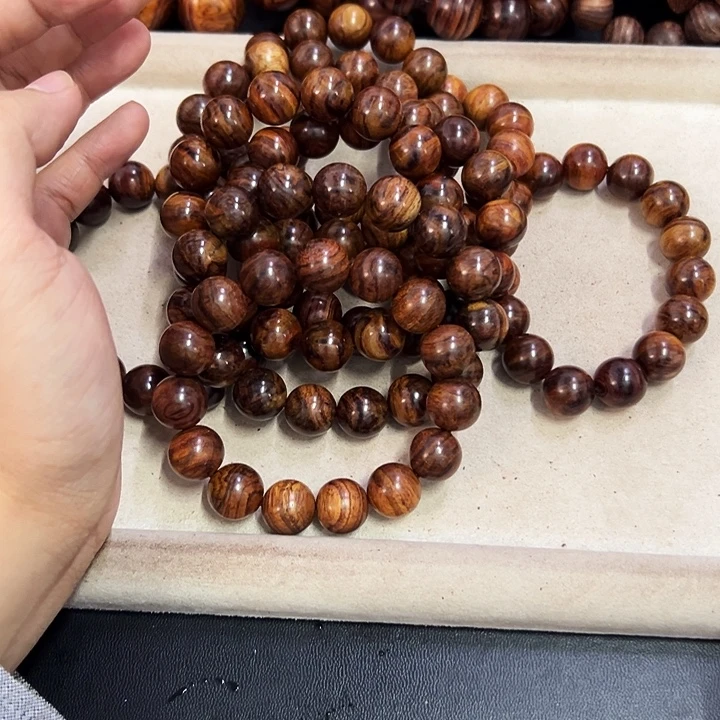 黄花梨/降香黄檀其他15mm圆珠个别颗小微瑕介意不拍