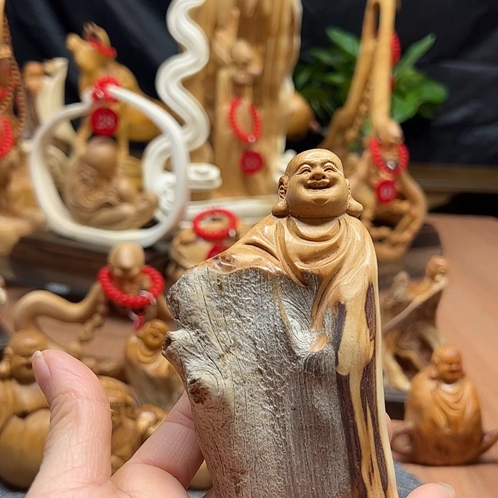 无事牌非洲檀香崖柏摆件