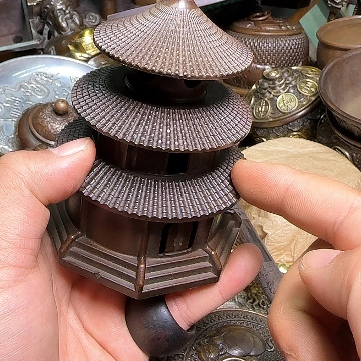 铜器办公室茶室摆件