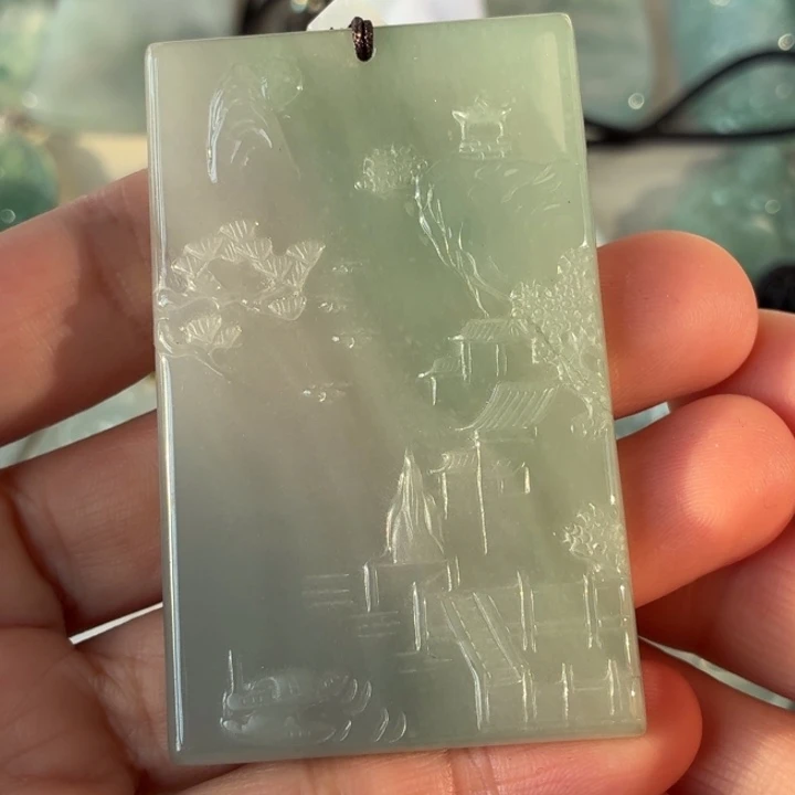 翡翠未镶嵌颈饰天然翡翠