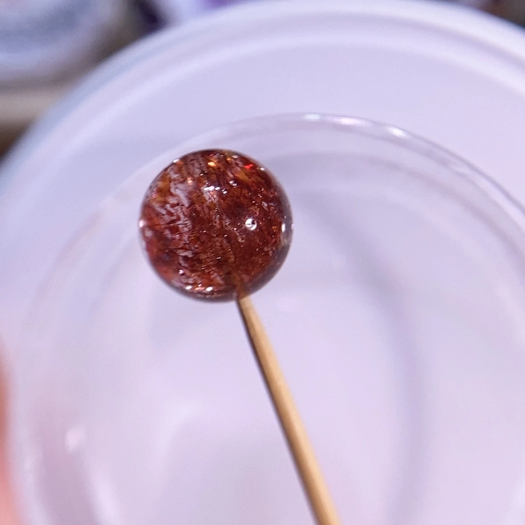 安***歌水晶珠宝半成品未镶嵌天然金草晶单珠