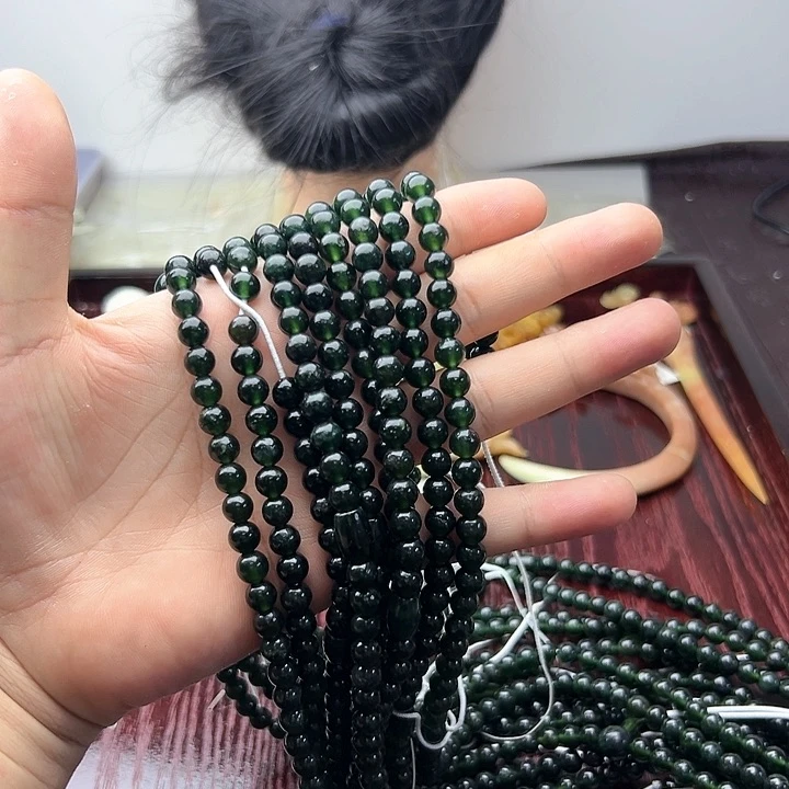 蛇纹石玉发饰合金