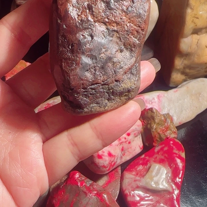 昌化石昌化朱沙原石