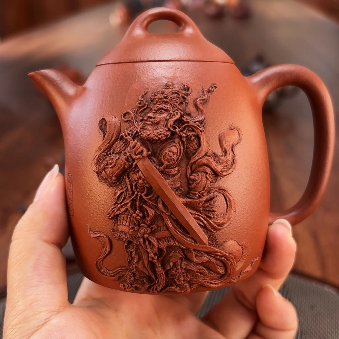 瓜***哥紫砂茶壶增长天王