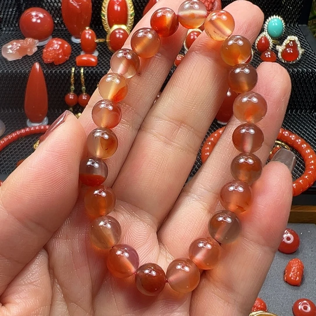 南红玛瑙未镶嵌单圈