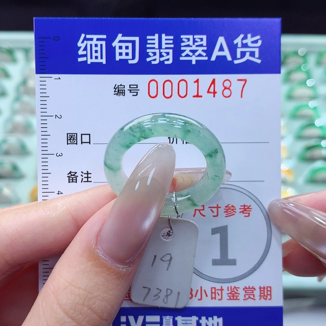 翡翠戒指未镶嵌19号