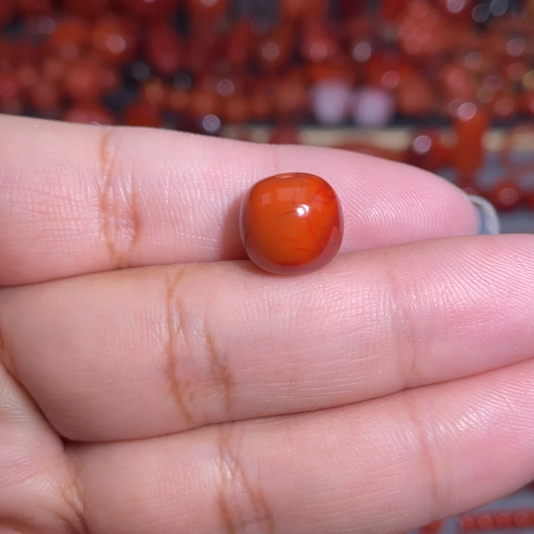 南红玛瑙未镶嵌瓦西老型卡11.3×10.4