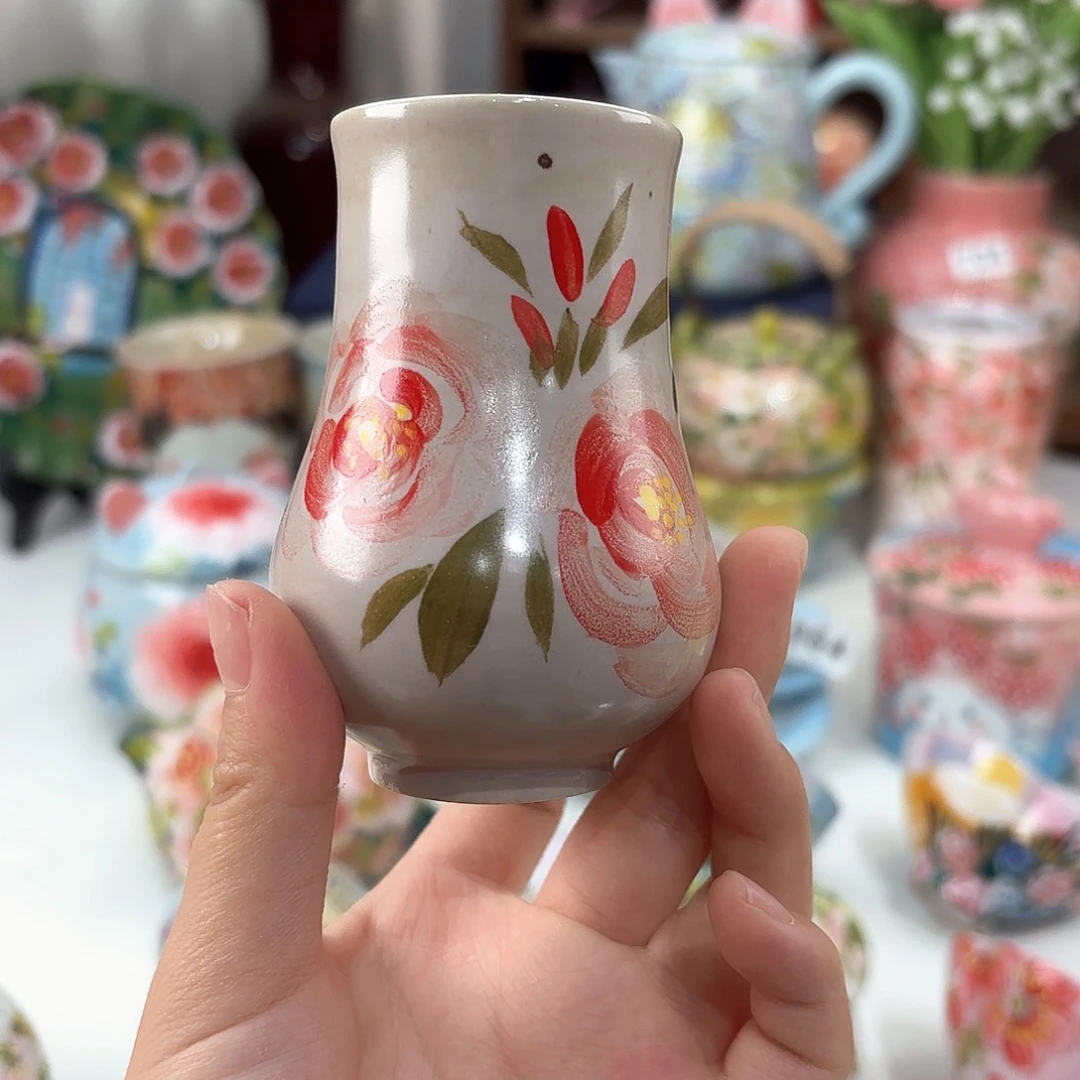 景德镇手绘高温釉下彩陶瓷茶具