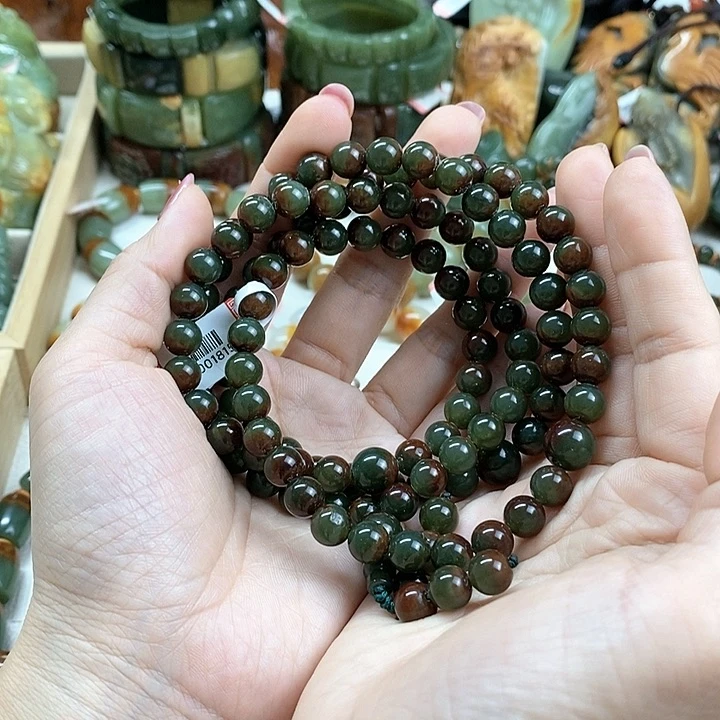 未镶嵌手链和田玉妞*