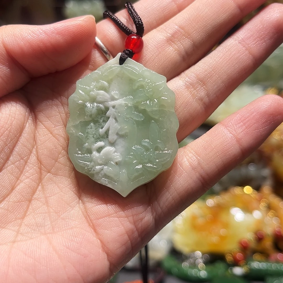 未镶嵌岫玉毛衣链
