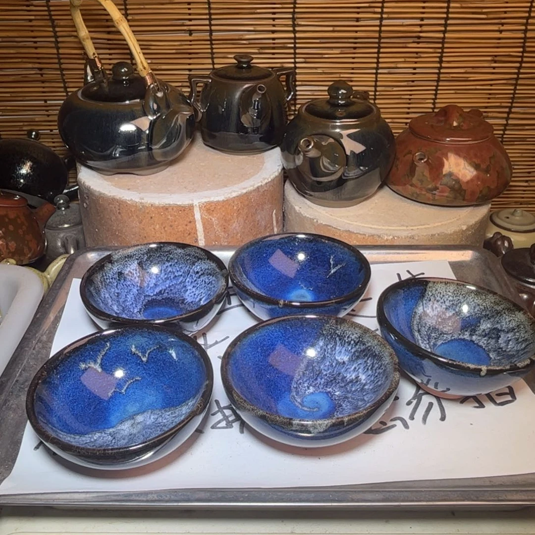 茶盏建窑建盏 微瑕作品