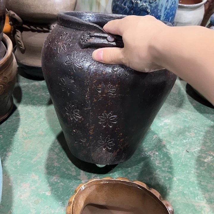 紫砂花盆花盆花盆花色跑得快