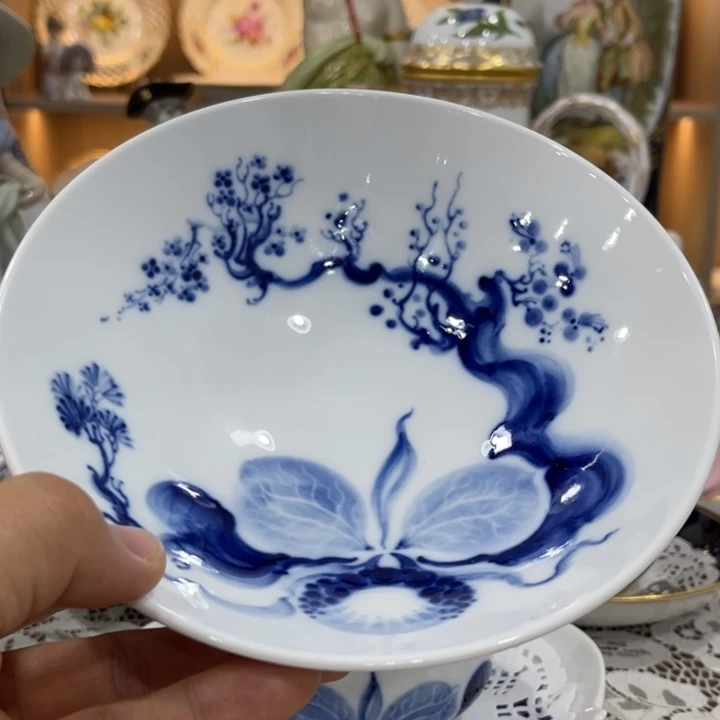 瓷片Meissen一等斗笠碗