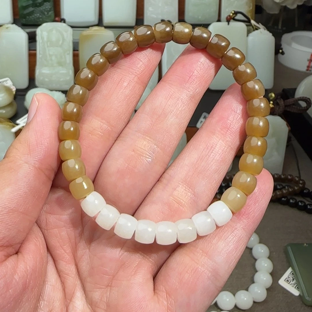 和田玉手链未镶嵌