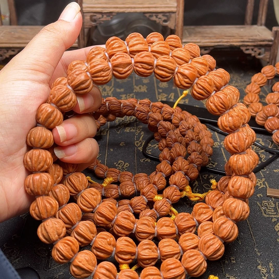 桃核吊坠佛手手持