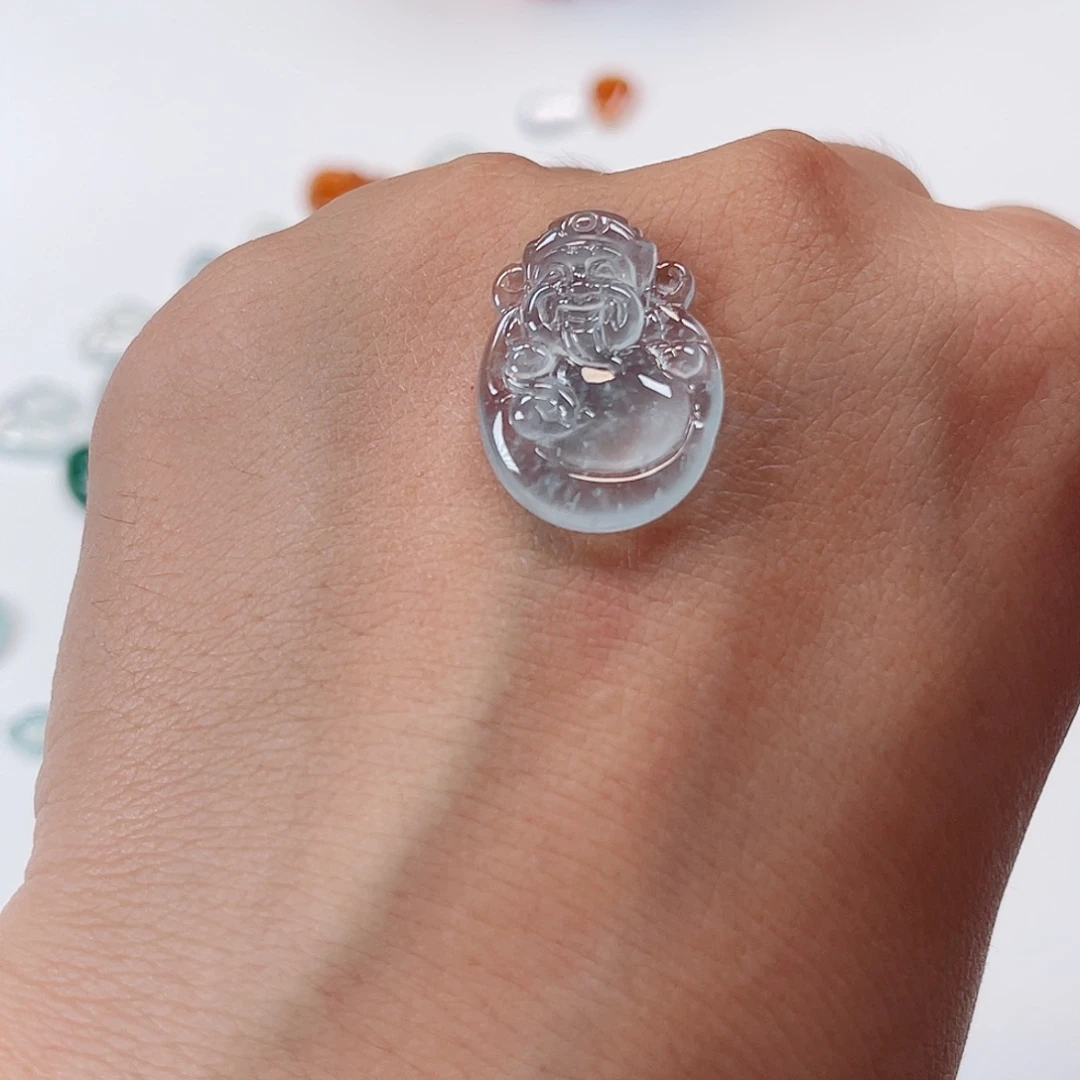 翡翠裸石纯天然A货缅甸翡翠