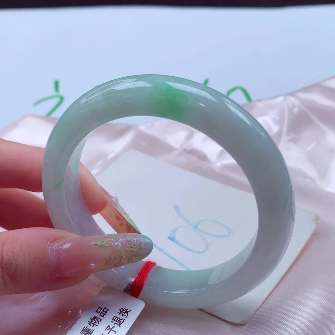 翡翠手镯未镶嵌天然缅甸翡翠A货手镯 06号