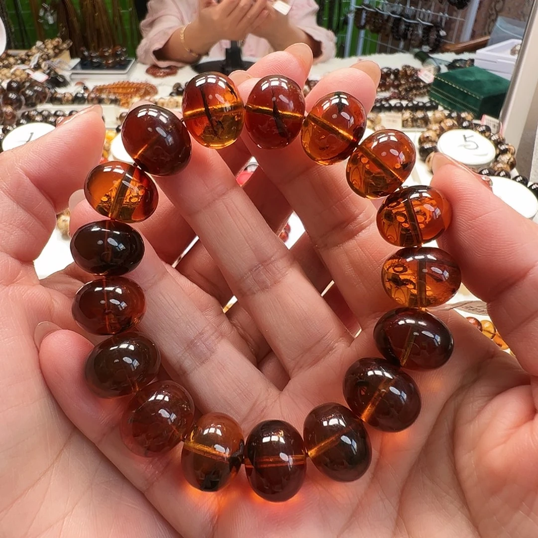 琥珀未镶嵌裸石抚顺琥珀15植物珀