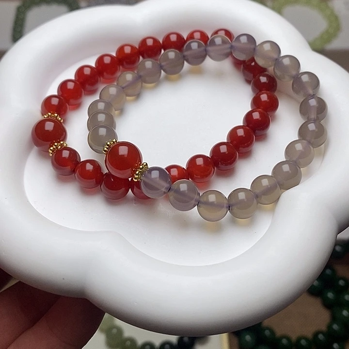 玛瑙/玉髓未镶嵌手链