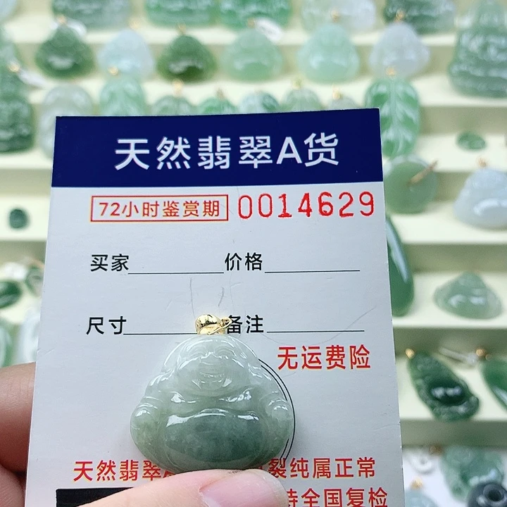 颈饰未镶嵌翡翠吊