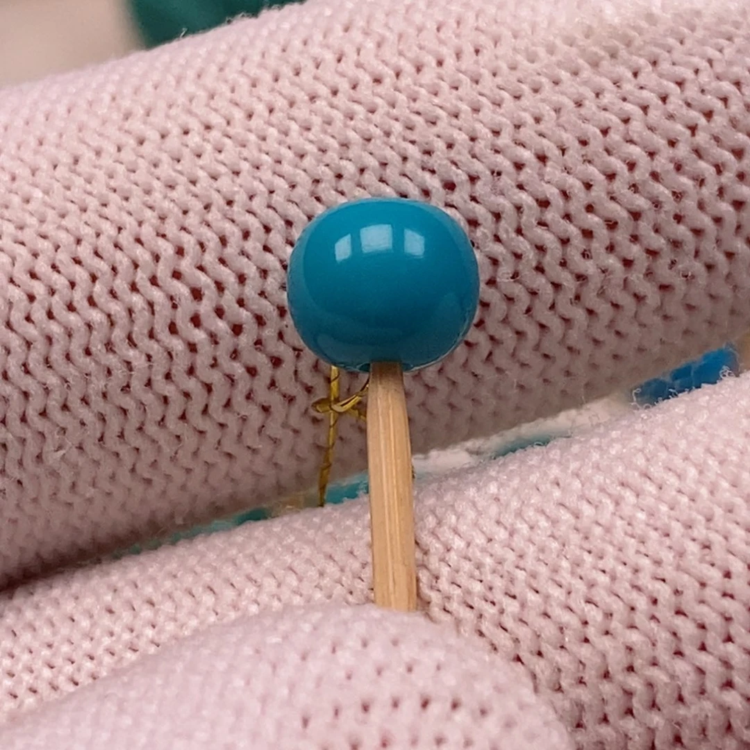 足铂镶嵌绿松石珠宝奇石a a 282