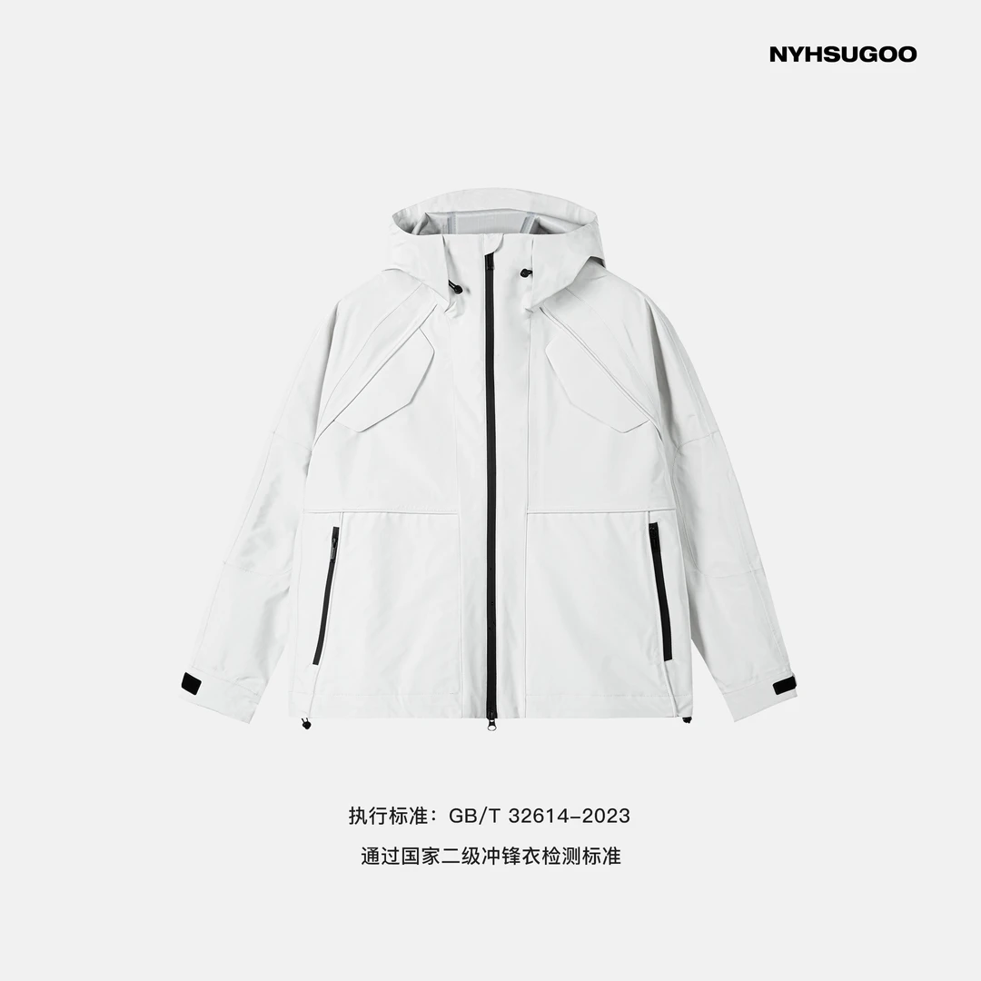 NYHSUGOO/南乙3478新款25年户外冲锋衣夹克致橡树男女同款外套