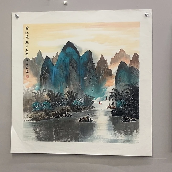 国画精品手绘作品