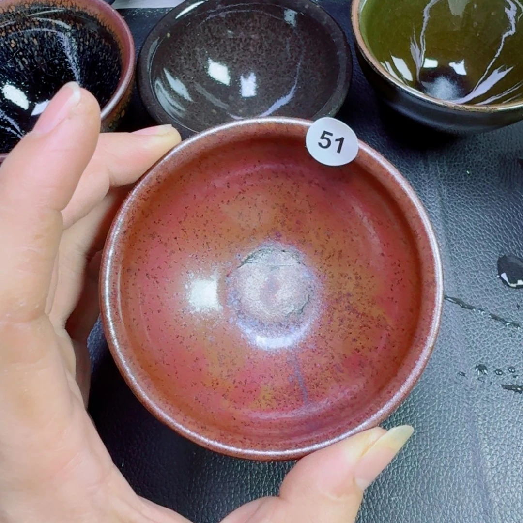 灵***溪摆件古时茶器建窑建盏51