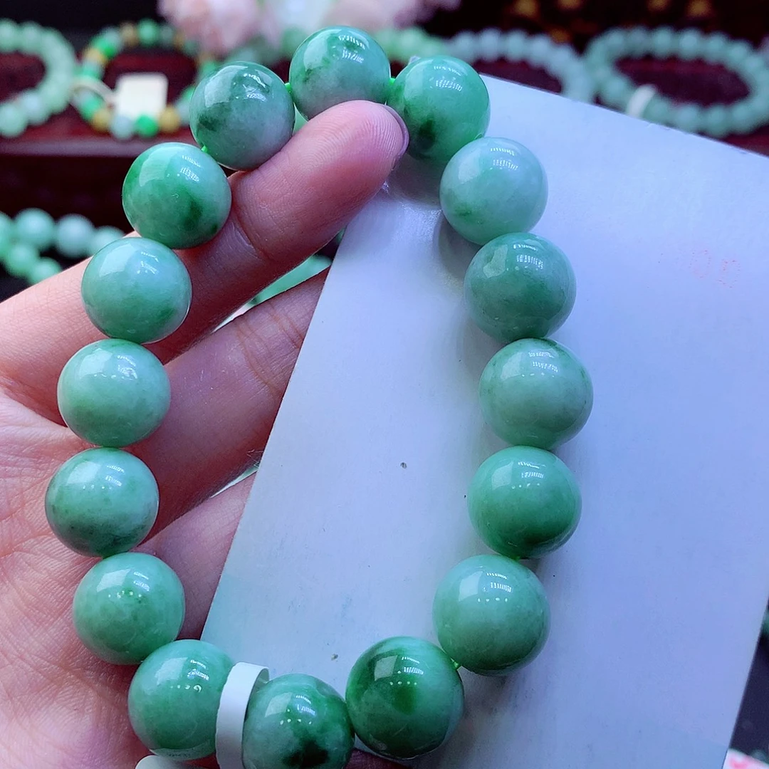 翡翠未镶嵌毛衣链