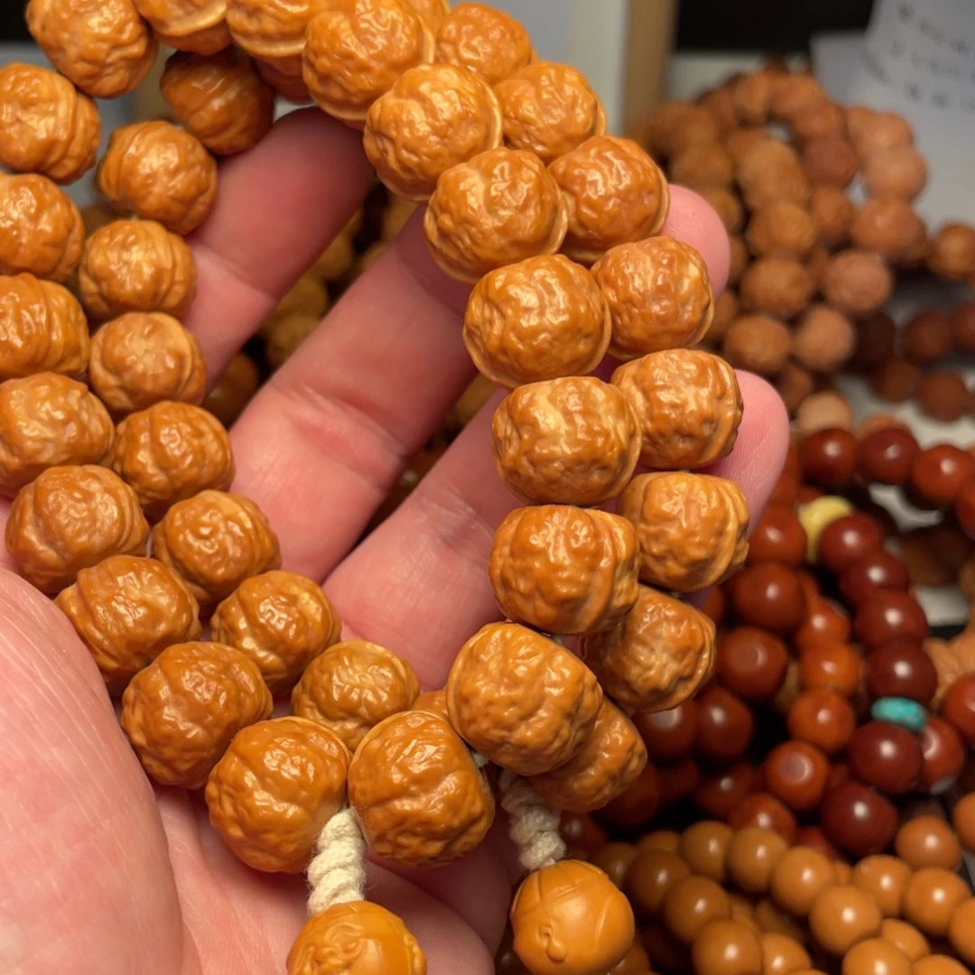 微***时猴头核桃吊坠蟾宗猴头