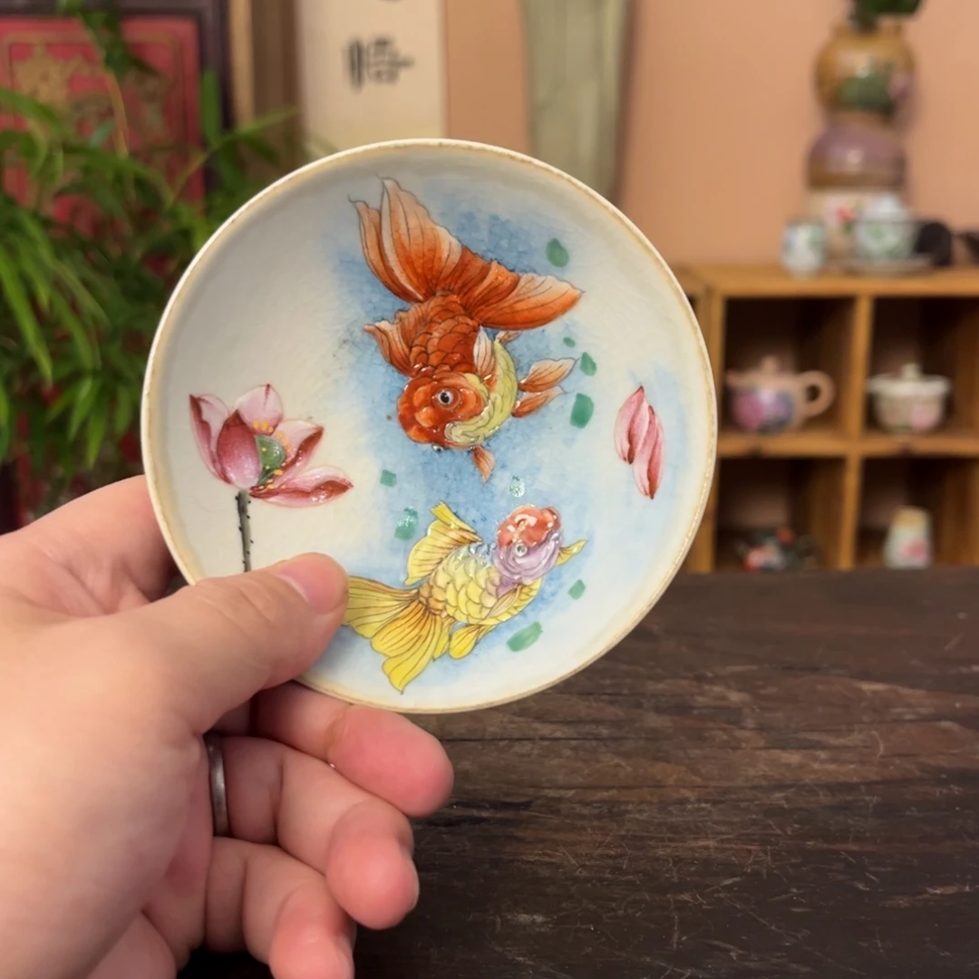 柴烧手工手绘陶瓷