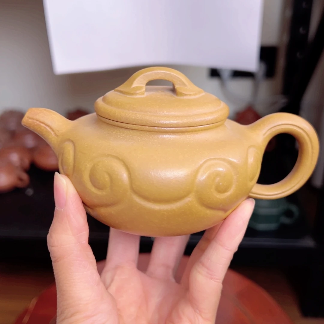 紫砂茶壶仿古如意壶