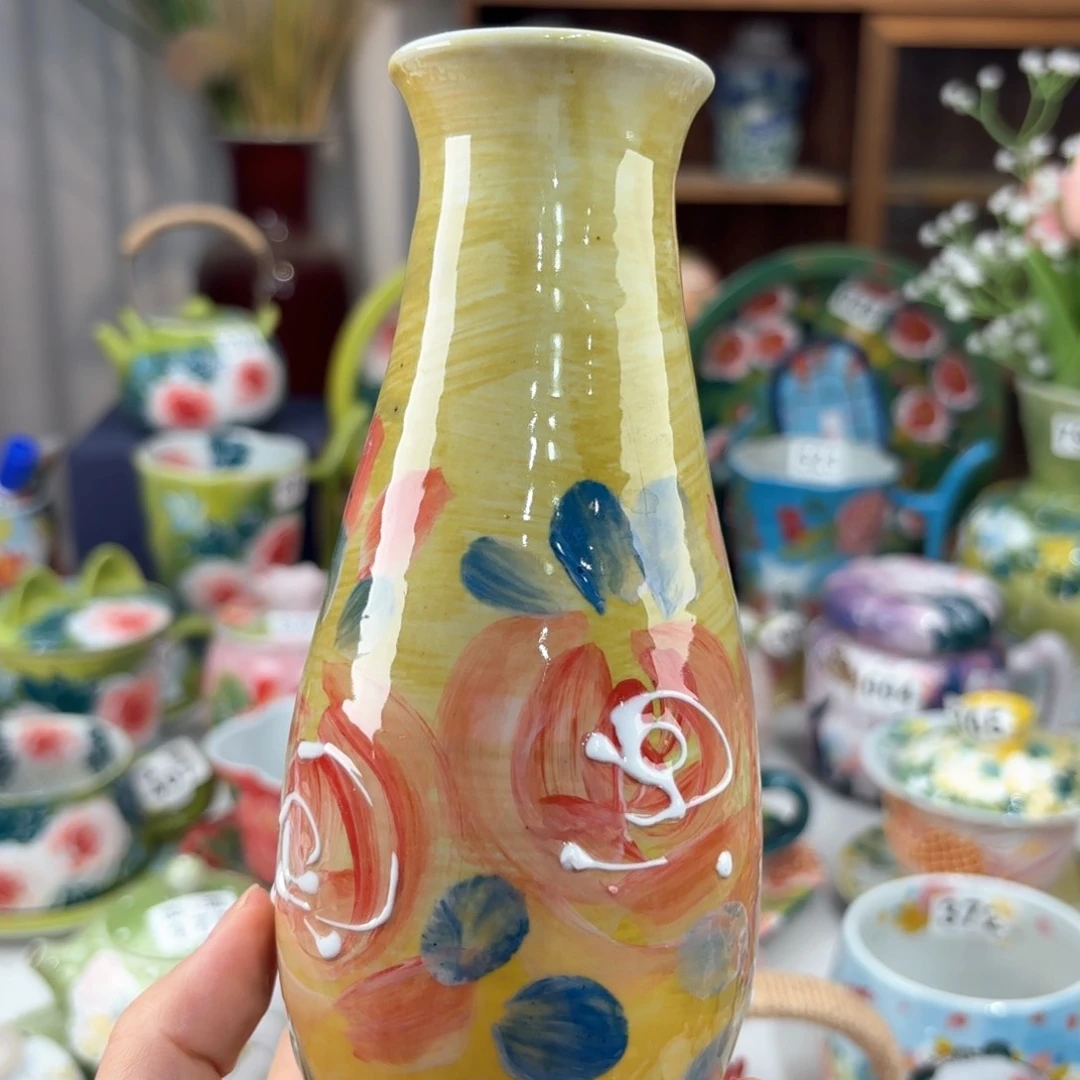 景德镇手绘高温釉下彩陶瓷茶具