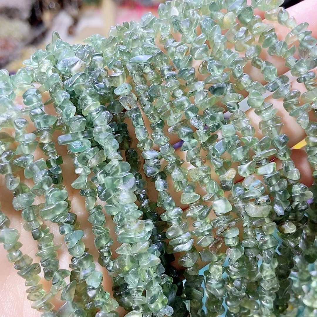 未镶嵌珠宝半成品水晶绿磷灰