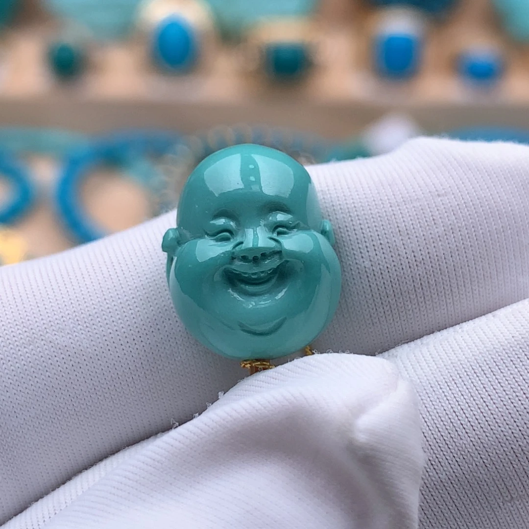 未镶嵌绿松石珠宝奇石