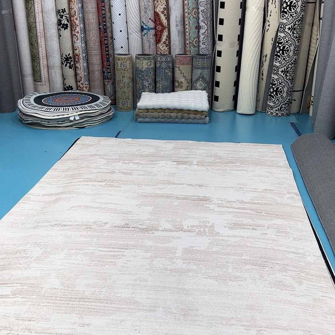 混纺200×300误差±1-3cm精编细砂仿羊绒棉布底微瑕