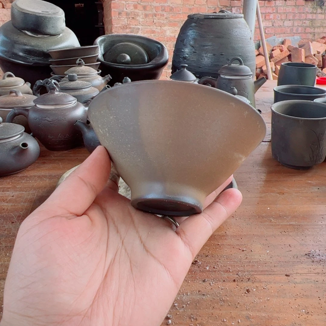 坭兴陶贵台龙窑柴烧茶器A152