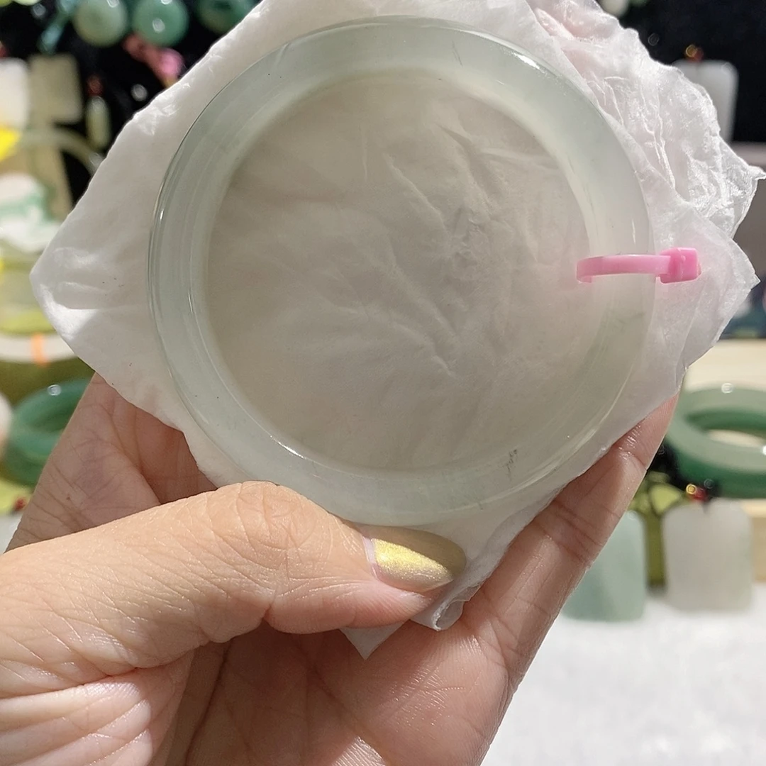 石英质玉未镶嵌手镯55.8