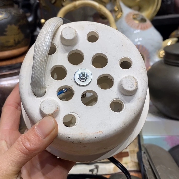 蜜安罐瓷香炉锡茶则