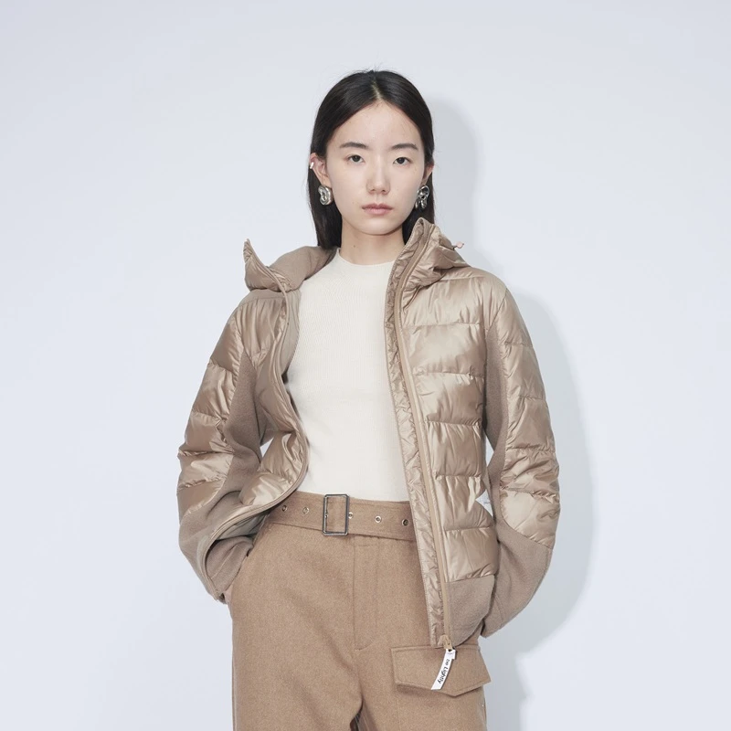 Zukkapro卓卡秋冬新款老钱风90%白鸭绒填充短款羽绒服外套