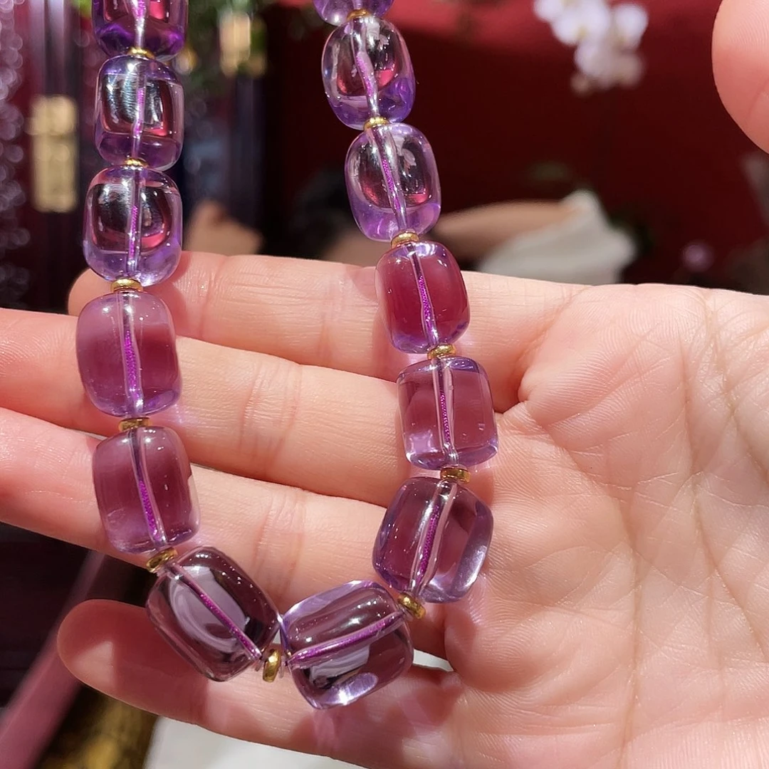 水晶颈饰未镶嵌紫水晶