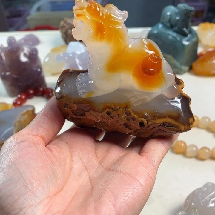 玛瑙/玉髓未镶嵌吊坠(不含链)
