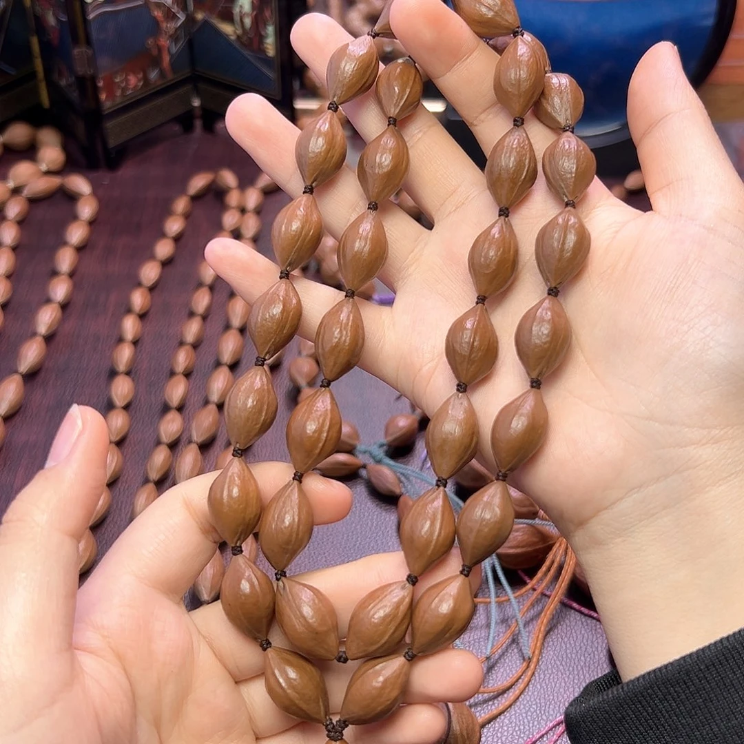 橄榄核手串/手链油 红皮 1.3 2.2左右 长