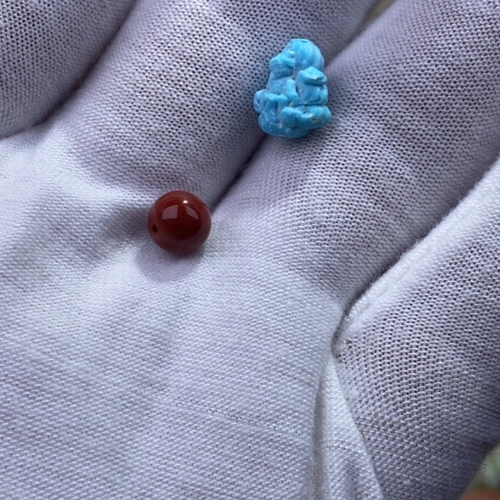 南红玛瑙颈饰未镶嵌